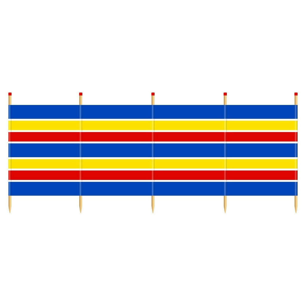 4-5-6 Pole Windbreaker Beach Summer Camping Garden Sun Wind Shelter Screen - Voloum Store