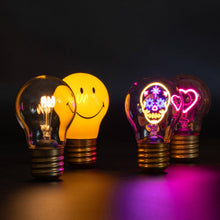 Smiley Cordless Lightbulb - Rechargeable light with a smile