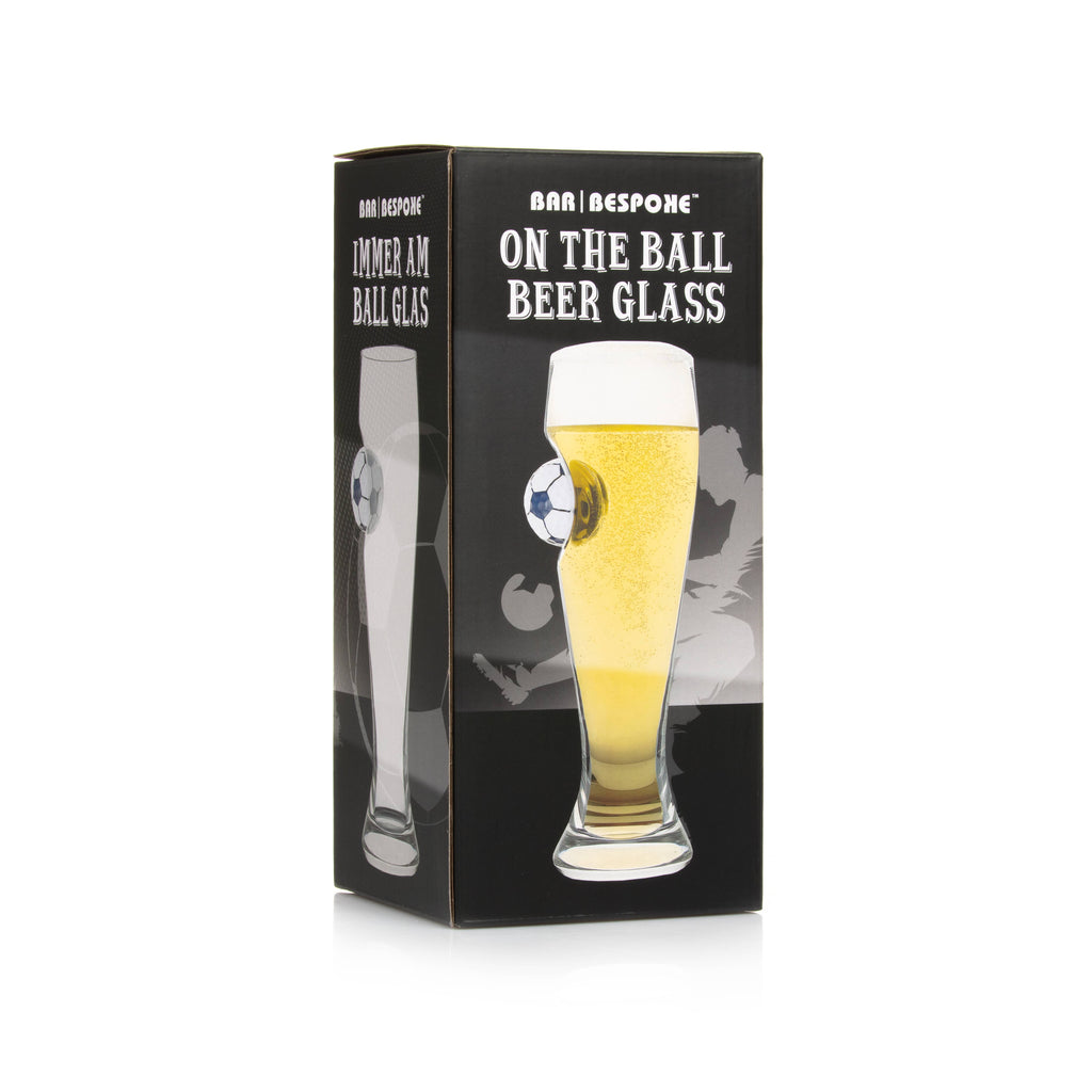 BSFTBALL Sports Enthusiast Football Beer Glass