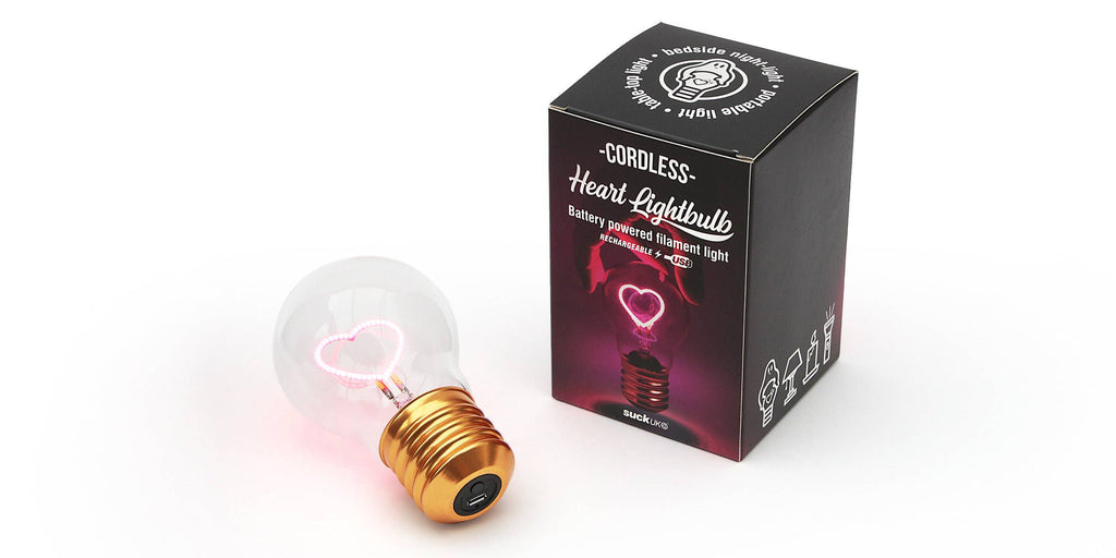 Cordless Heart Lightbulb - Rechargeable & sexy XMAS CLASSIC
