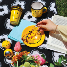 Smiley Enamel Mug - Enamelware for the happy camper