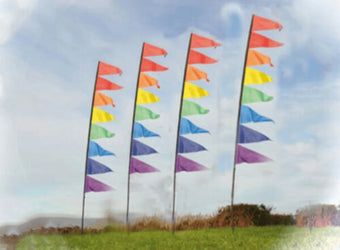 Spirit of Air by Festival Pendant Banners 3.4m Flag Kit, Stake & Pole