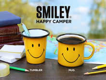 Smiley Enamel Mug - Enamelware for the happy camper