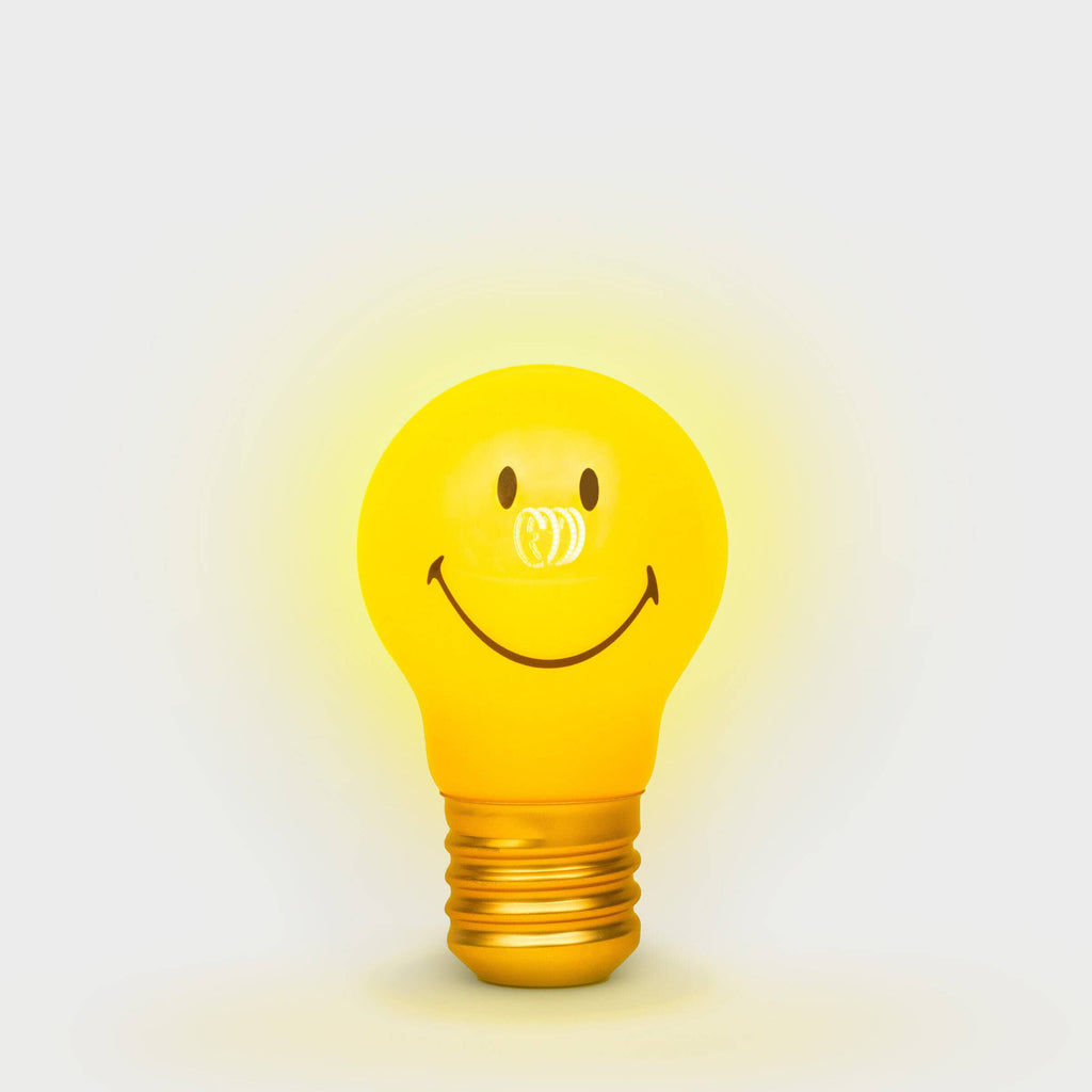 Smiley Cordless Lightbulb - Rechargeable light with a smile