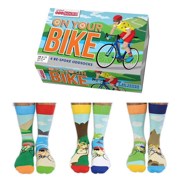 United ODDSOCKS On Your Bike Six Men's Cycling