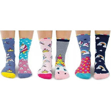 United Oddsocks Colourful Mismatch Odd Unicorn Daze