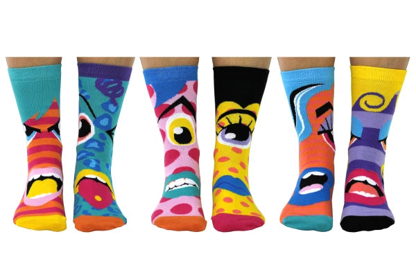 United Oddsocks Hot Heads Gift Box-Ladies