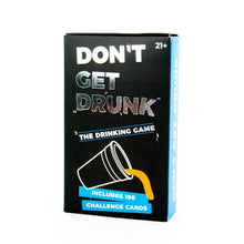 Don't Get Drunk Challenge Cards Drinking Party Game