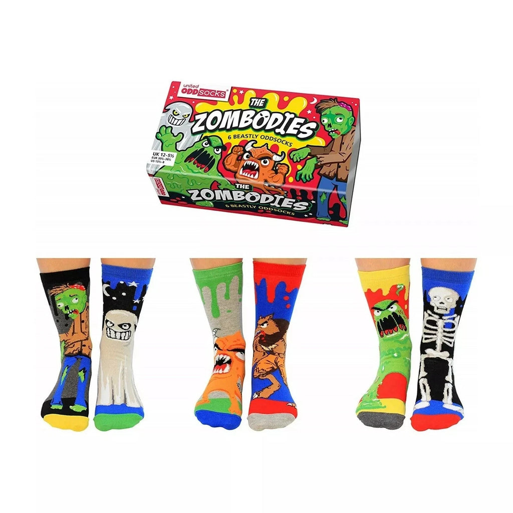 United Oddsocks The Zombodies Monster Mismatched