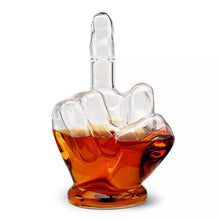 Middle Finger 1L Wine Liquor Whiskey Scotch Glass Decanter