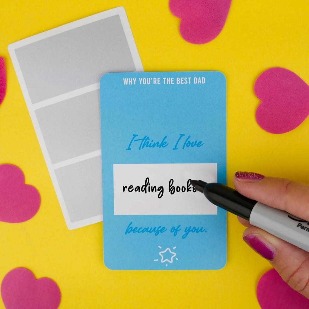 Reasons Why You're the Best Dad - DIY Scratch Cards