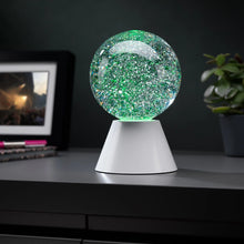 Spinning Glitter Ball Light Lamp Changed Colour