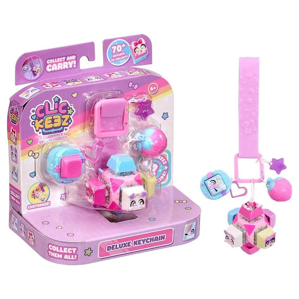 Clickeez Deluxe Keychain Set Fidget Cube Toy