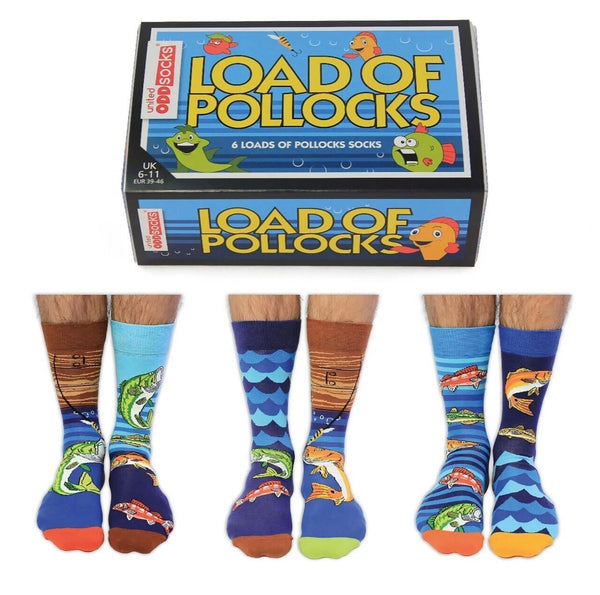 United Oddsocks Load of Pollocks Men's Fishing