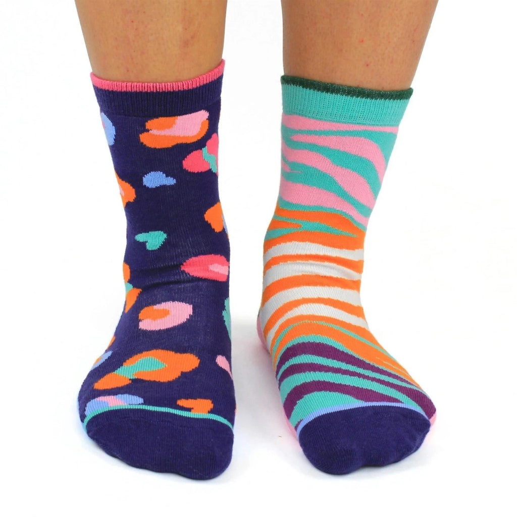 Womens Get Spotted Socks Oddsocks Animal Print