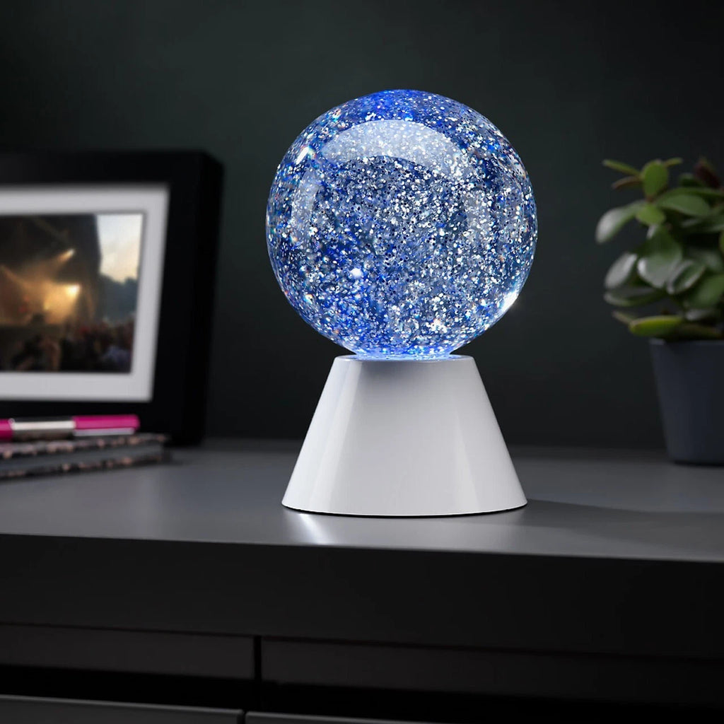 Spinning Glitter Ball Light Lamp Changed Colour