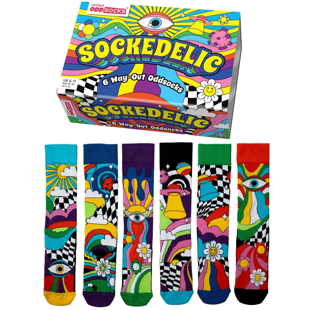 UNITED ODDSOCKS LADIES SOCKEDELIC FUNK PSYCHEDELIC FOR MEN