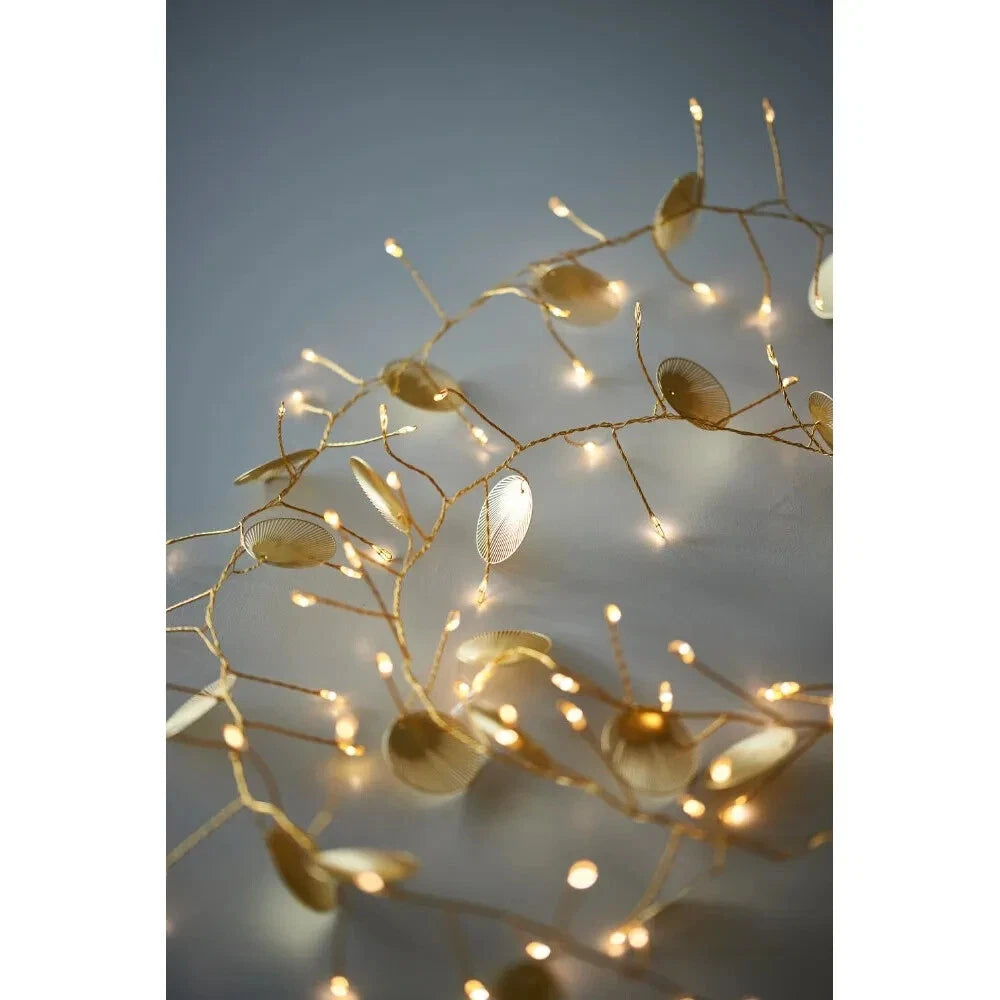 Palmi 64 Warm White LED Garland Gold String Lights
