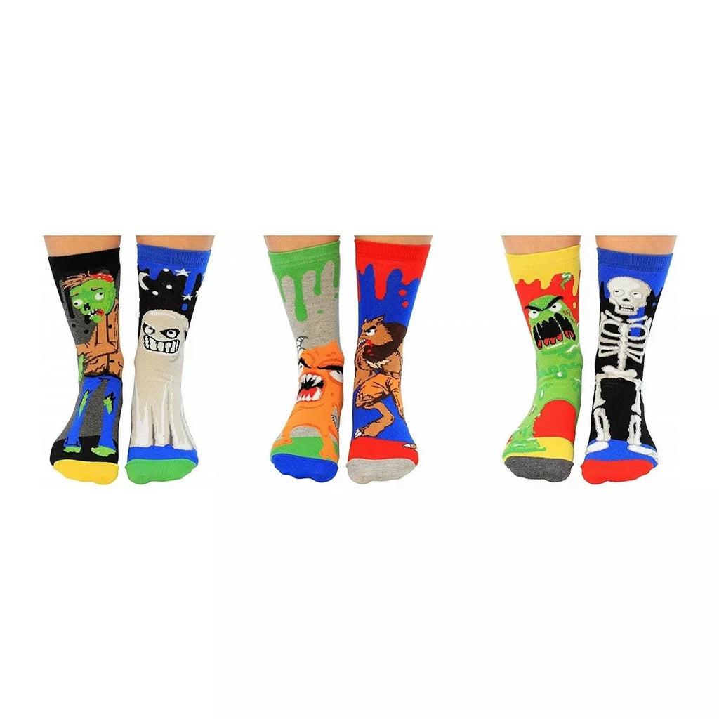 United Oddsocks The Zombodies Monster Mismatched