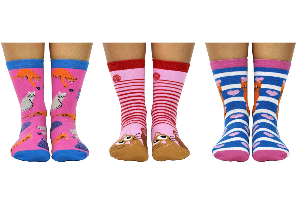 United ODDSOCKS Women's Socks Kittens