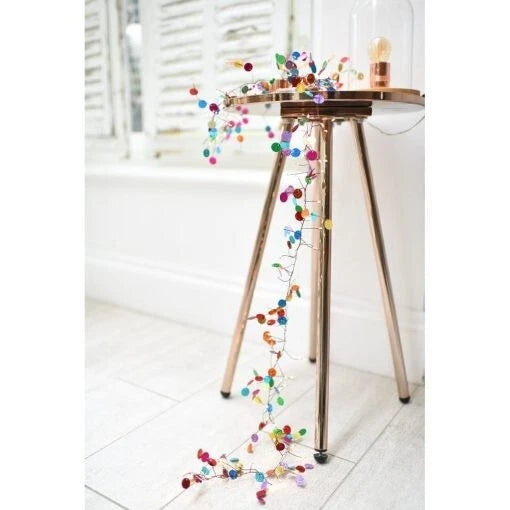 Confetti 108 LED Indoor Fairy Light Chain Battery Or Mains Powered