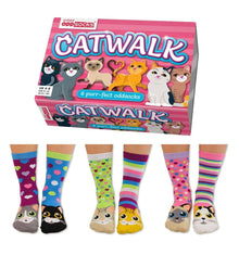 United ODDSOCKS Catwalk Women's Socks Kittens Odd Gift Idea