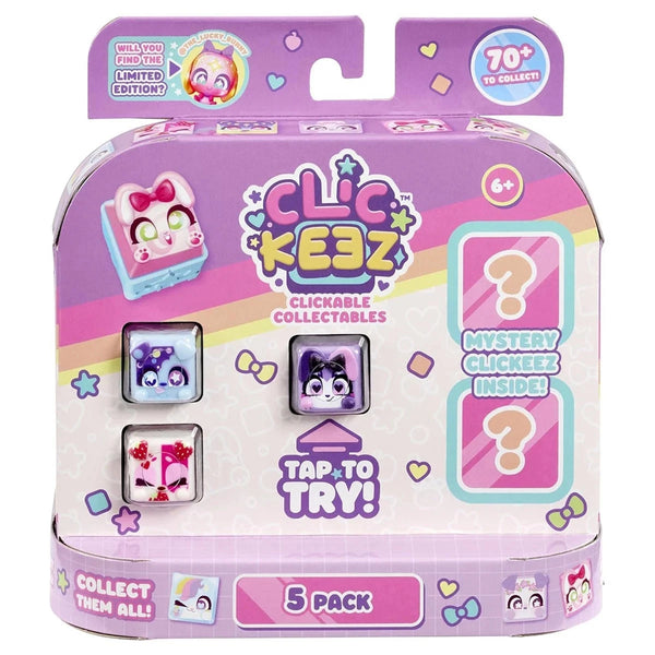Clickeez 5 Complete Clickeez Cute Multipack Themes & Rare Surprises
