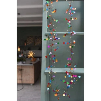 Confetti 108 LED Indoor Fairy Light Chain Battery Or Mains Powered