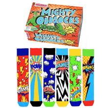 United Oddsocks Mighty Comic Multicolour Super Hero