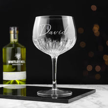 PERSONALISED CRYSTAL GIN GOBLET - Voloum Store