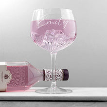 PERSONALISED CRYSTAL GIN GOBLET - Voloum Store