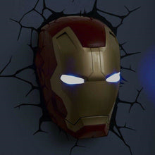 Marvel Iron Man Hand And Mask 3D FX Light Light Sticker - Voloum Store