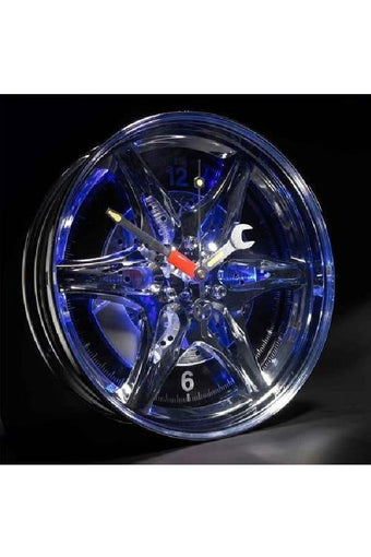 LED Alloy Rim Wall Clock