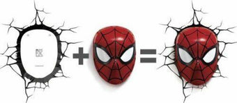 Spiderman 3D FX Wall Light